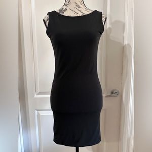Leilina Collection by Leilani and Lina Black sexy mini dress with very low back